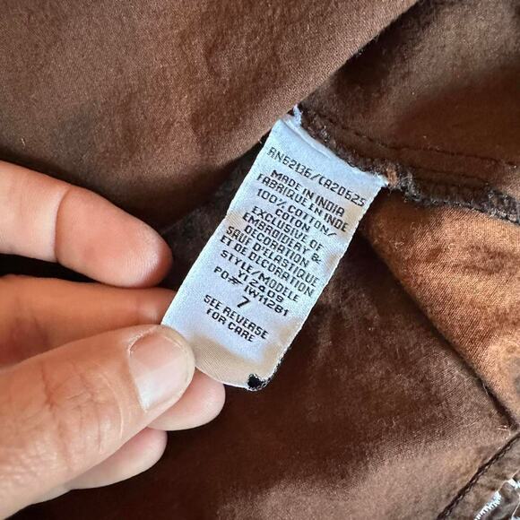 Womens Dress Size 7 Tie Dye Reworked Strapless Hippie Summer Vacation Beach Fun - Picture 6 of 6